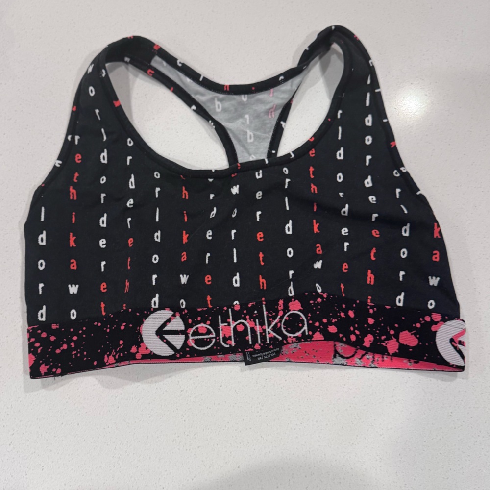 Ethika Black and Coral Patterned Apparel